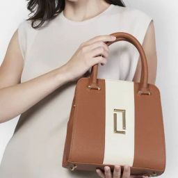 Lavie Luxe Tan LX Ashwa Sm Satchel Handbag-32