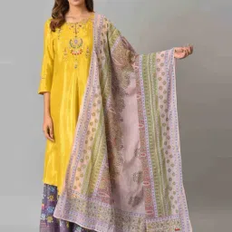 W Pink Printed Dupatta-picture-38