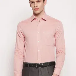 Cantabil Pink Regular Fit Shirt-image-27