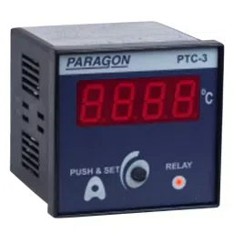 Paragon Temperature Controller Digital 1 Set point Control Function 230 V AC Supply Voltage and 72 x 72 x 113 mm Size, PTC-3-5