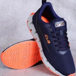 Columbus Men's Navy Running Shoes-image-19