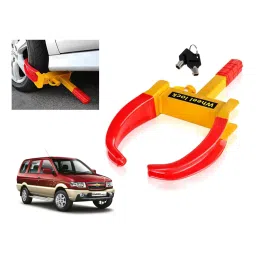 Auto Pearl Claw Type Adjustable Anti Theft Wheel Clamp Lock for Chevrolet Tavera 7 STR 2015 Model-13