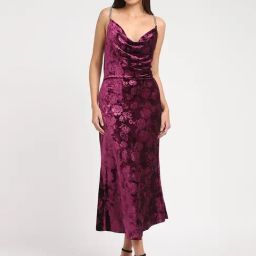 Guess Purple Print Sleeveless Dress-picture-45