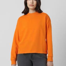 Van Heusen Orange Cotton Sweatshirt-image-95