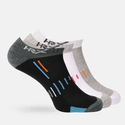 HRX by Hrithik Roshan Men Pack of 3 Patterned Ankle Length Socks-image-7