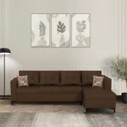 Trevi Omega RHS 6 Seater Sectional Sofa (Velvet Brown)-image-82
