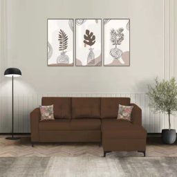 Trevi Omega RHS 5 Seater Sectional Sofa (Velvet Brown)-image-65