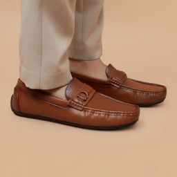 Code by Lifestyle Men's Tan Loafers-image-39