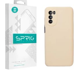 Sprig Liquid Silicone Back Cover for MOTOROLA G52 (White)-picture-26