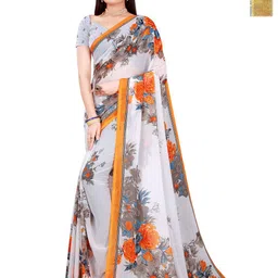 Moda Rapido Floral Pure Georgette Saree-picture-49