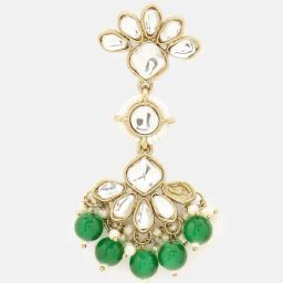 Priyaasi Green Contemporary Drop Earring image 5