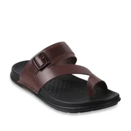 Metro Men's Brown Toe Ring Sandals-picture-16