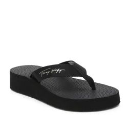 Tommy Hilfiger Women's Black Flip Flops-image-28