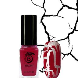 BEROMT Long-Wear Cracked Finish Velvety Fast Dry Crackle Nail Polish 8 ml - Lightning 9006-53