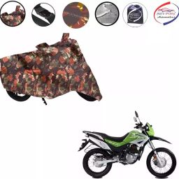 Auto Pearl Waterproof Two Wheeler Cover For Hero Impulse (Green & Multicolor)-image-71