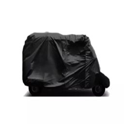 Tamanchi Autocare Mahindra Treo E-Autorickshaw Cover Dust and Heat Protection (Black)-picture-44