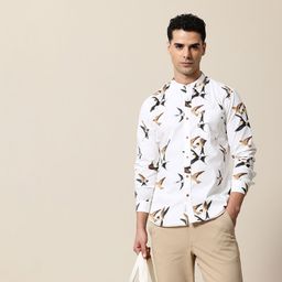 Mr Bowerbird Men Premium Printed Pure Cotton Casual Shirt-image-97