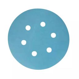 DYNABRADE 152.4 mm (6 Inch) Abrasive Blue Film Microfine Velcro Disc 1200 6 Hole-picture-17