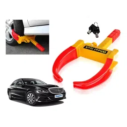 Auto Pearl Claw Type Anti Theft Adjustable Wheel Clamp Lock for Mercedes-Benz E200-image-87