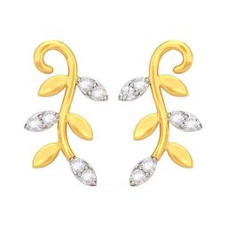Joyalukkas 18 kt Gold & Diamond Stud Earrings-picture-7