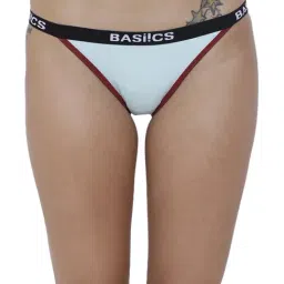BASIICS by La Intimo Steel Grey Bikini Panty-image-8