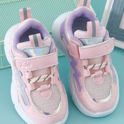 Babyoye Sneakers with Velcro Closure - Pink-image-59