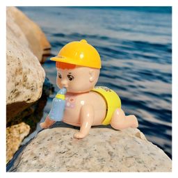 WOW Toys Delivering Joys of Life Crawling Baby Toy with Bottle Lights & Music- Colour as per Stock-60