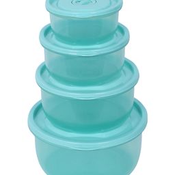 Gluman Microwave Container Set of 4 with Vent Knob for Steam Release-25