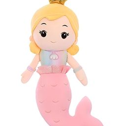 Tickles Mermaid Soft Doll Stuffed Plush Animal Toy for Kids Girls Birthday Gifts (Color: Pink Length 50 cm)-image-18