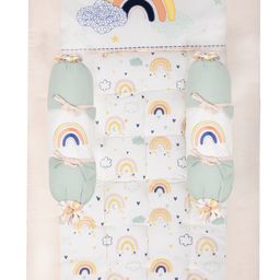 Abracadabra Gadda Set with two bolsters - Rainbow-image-2