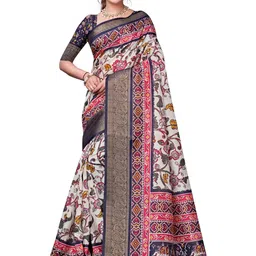 PARVOTSAV Multi Polyester Saree-image-48