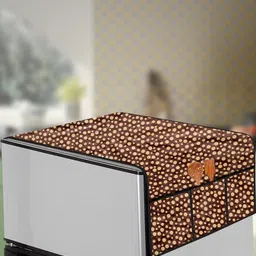 The Furnishing Tree Brown Plastic Refrigerator Cover-picture-6