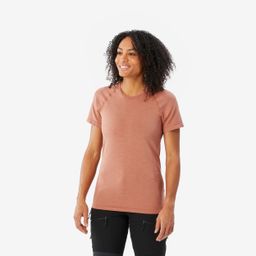 Women's seamless short-sleeved Merino wool trekking t-shirt - MT900-image-97