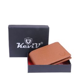 Keviv Men Tan Leather Two Fold Wallet-image-17