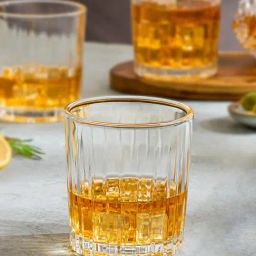 Borosil Charm Transparent Borosilicate Whiskey Glass Set of 6 (300 ml Each) image 5