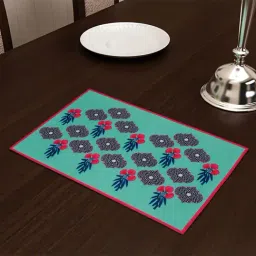 SEJ by Nisha Gupta Blue Placemats - Set of 6-image-72