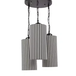 Tucasa TC-164 23 Inch Zebra Print Hanging Lights with Metal Base-image-69