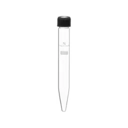 Supertek 15 ml Conical Bottom Clear Plain Centrifuge Tube With Screw Cap, 17.154.0015 (Pack of 100) image 2