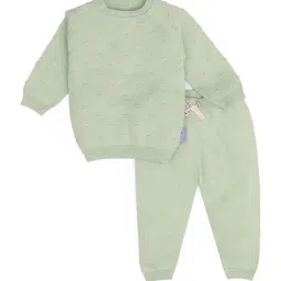 MiArcus Kids Green Cotton Pullover Set-14