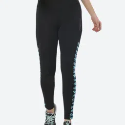 Fitleasure Black Printed Tights-image-68