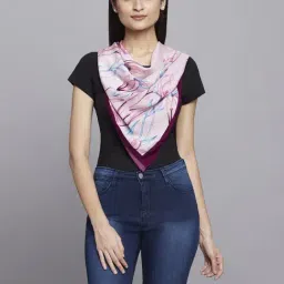 Navyasa by liva Pink Printed Scarf-picture-16