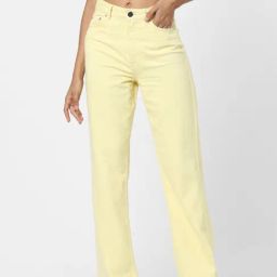 Only Yellow Regular Fit Cotton Chinos-image-60