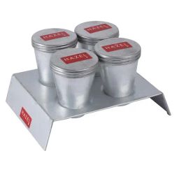 HAZEL Silver Aluminium Ice Cream Mould - Set of 4-image-20