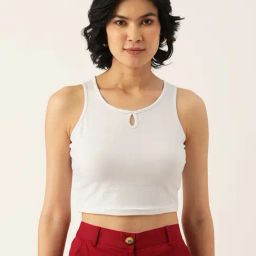 BRINNS White Crop Top-image-23