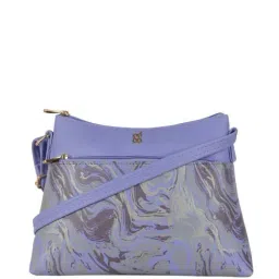 Baggit Purple Printed Medium Sling Handbag-image-42