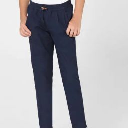 Jack & Jones Junior Navy Solid Trousers-picture-18