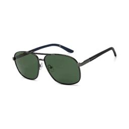 John Jacobs Cred Grey Rectangle UV Protection Lens Unisex Sunglasses-image-38