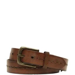 Art N Vintage Brown Leather Waist Belt For Men-image-44
