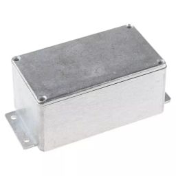 RS PRO Silver Die Cast Aluminium Enclosure, IP65, Flanged, Silver Lid, 139.6 x 63.8 x 55mm Model No 5174099-image-84