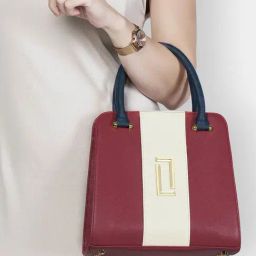 Lavie Luxe Red LX Ashwa Sm Satchel Handbag-image-86
